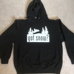 got snow Sweatshirt size large